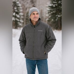 Columbia Loma Vista II Insulated Jacket Durable Outdoorsman Grey Size XXL Warm